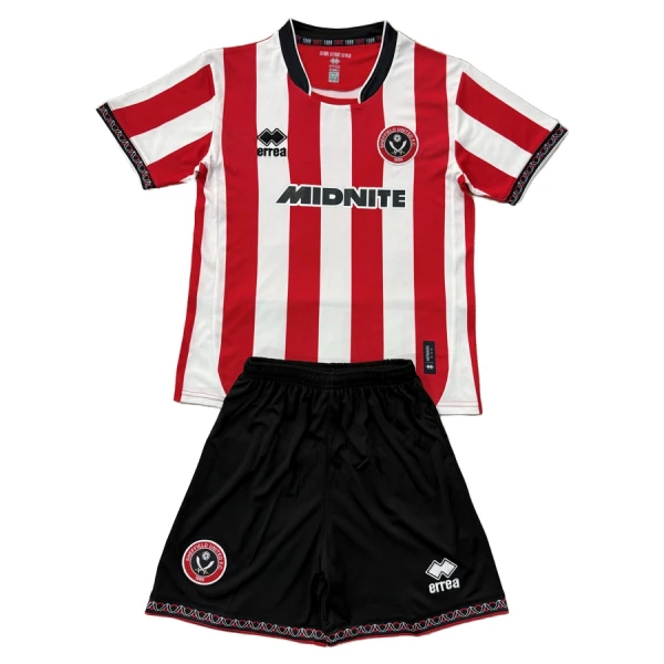 Levné Dětský Fotbalový Dres Sheffield United Domácí 2025-26 Levné Dětský Fotbalový Dres Sheffield United Domácí 2025-26
