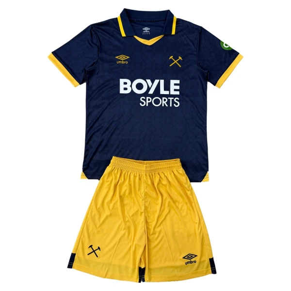 Levné Dětský Fotbalový Dres West Ham United Alternativní 2025-26 Levné Dětský Fotbalový Dres West Ham United Alternativní 2025-26