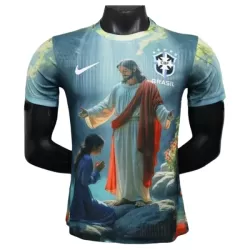 Levné Mužský Fotbalový Dres Brazílie x Christ 2025 - Speciální Levné Mužský Fotbalový Dres Brazílie x Christ 2025 - Speciální