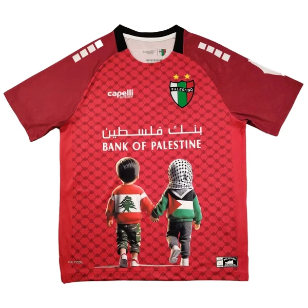 Levné Mužský Fotbalový Dres Club Deportivo Palestino 2025 Červená - Speciální Levné Mužský Fotbalový Dres Club Deportivo Palestino 2025 Červená - Speciální