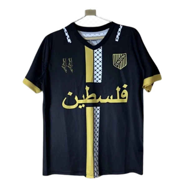 Levné Mužský Fotbalový Dres FC Palestina 2025-26 Černá Levné Mužský Fotbalový Dres FC Palestina 2025-26 Černá