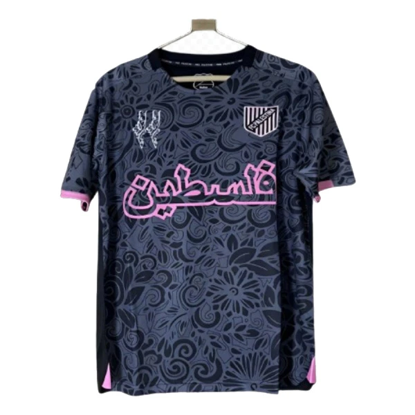 Levné Mužský Fotbalový Dres FC Palestina X Farrah Azam 2025-26 Černá Levné Mužský Fotbalový Dres FC Palestina X Farrah Azam 2025-26 Černá