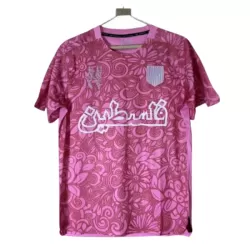 Levné Mužský Fotbalový Dres FC Palestina X Farrah Azam 2025-26 Růžová Levné Mužský Fotbalový Dres FC Palestina X Farrah Azam 2025-26 Růžová
