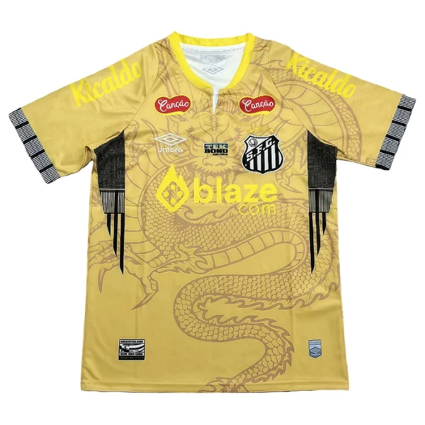 Levné Mužský Fotbalový Dres Santos FC Dragon 2025-26 Žlutá Levné Mužský Fotbalový Dres Santos FC Dragon 2025-26 Žlutá