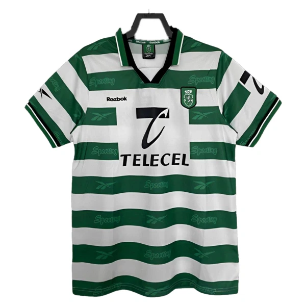 Levné Mužský Fotbalový Dres Sporting CP 1999-2000 Domácí Levné Mužský Fotbalový Dres Sporting CP 1999-2000 Domácí