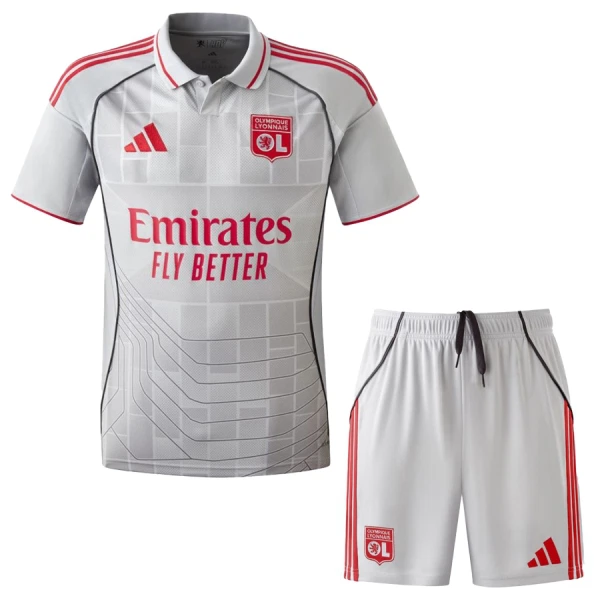 Levné Dětský Fotbalový Dres Olympique Lyon Alternativní 2025-26 Levné Dětský Fotbalový Dres Olympique Lyon Alternativní 2025-26