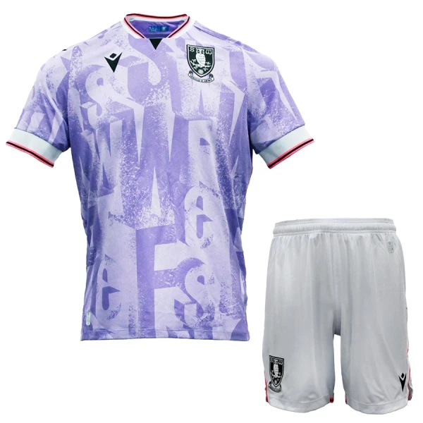 Levné Dětský Fotbalový Dres Sheffield Wednesday Venkovní 2025-26 Levné Dětský Fotbalový Dres Sheffield Wednesday Venkovní 2025-26