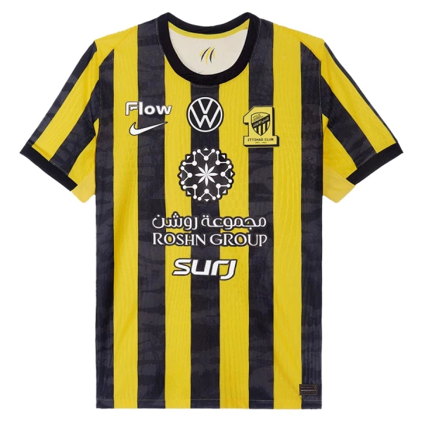 Levné Mužský Fotbalový Dres Al Ittihad Domácí 2025-26 Levné Mužský Fotbalový Dres Al Ittihad Domácí 2025-26