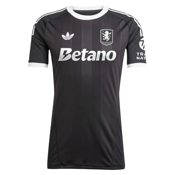 Levné Mužský Fotbalový Dres Aston Villa Brankářské 2025-26 Černá Levné Mužský Fotbalový Dres Aston Villa Brankářské 2025-26 Černá