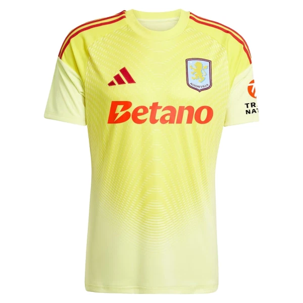 Levné Mužský Fotbalový Dres Aston Villa Brankářské 2025-26 Žlutá Levné Mužský Fotbalový Dres Aston Villa Brankářské 2025-26 Žlutá