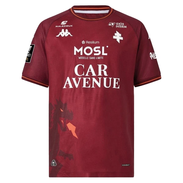 Levné Mužský Fotbalový Dres FC Metz Domácí 2025-26 Levné Mužský Fotbalový Dres FC Metz Domácí 2025-26