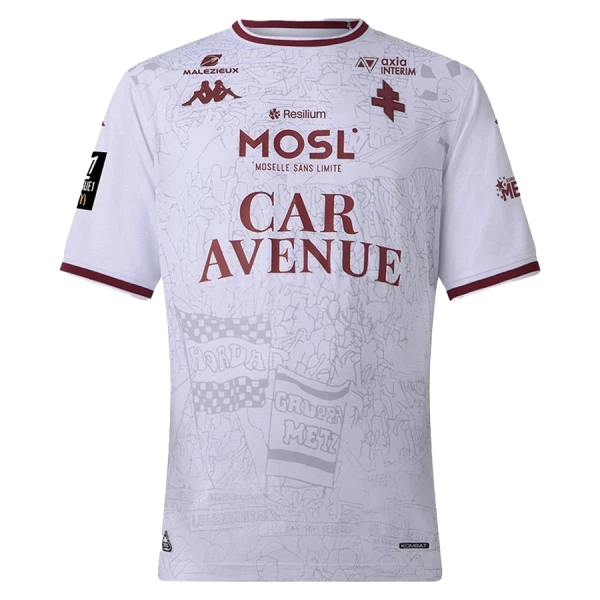 Levné Mužský Fotbalový Dres FC Metz Venkovní 2025-26 Levné Mužský Fotbalový Dres FC Metz Venkovní 2025-26