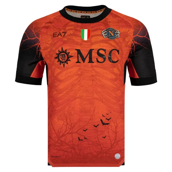 Levné Mužský Fotbalový Dres SSC Neapol Halloween Brankářské 2025-26 - Speciální Levné Mužský Fotbalový Dres SSC Neapol Halloween Brankářské 2025-26 - Speciální