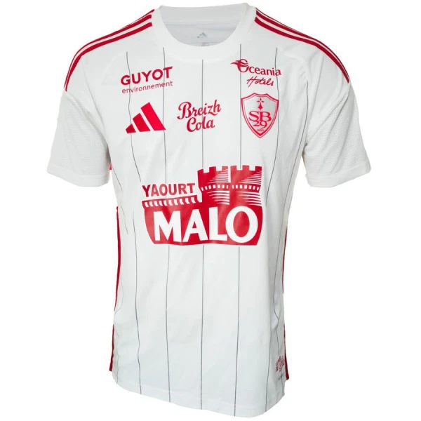Levné Mužský Fotbalový Dres Stade Brestois Venkovní 2025-26 Levné Mužský Fotbalový Dres Stade Brestois Venkovní 2025-26