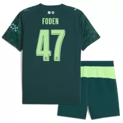 Levné Dětský Fotbalový Dres Manchester City Foden 47 Čtvrtý EA Sport 2025-26 Levné Dětský Fotbalový Dres Manchester City Foden 47 Čtvrtý EA Sport 2025-26