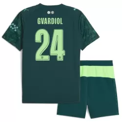 Levné Dětský Fotbalový Dres Manchester City Gvardiol 24 Čtvrtý EA Sport 2025-26 Levné Dětský Fotbalový Dres Manchester City Gvardiol 24 Čtvrtý EA Sport 2025-26