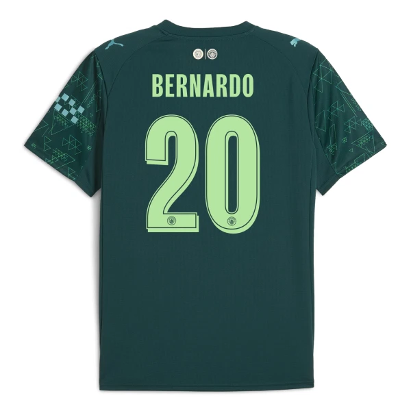 Levné Mužský Fotbalový Dres Manchester City Bernardo 20 Čtvrtý EA Sport 2025-26 Levné Mužský Fotbalový Dres Manchester City Bernardo 20 Čtvrtý EA Sport 2025-26