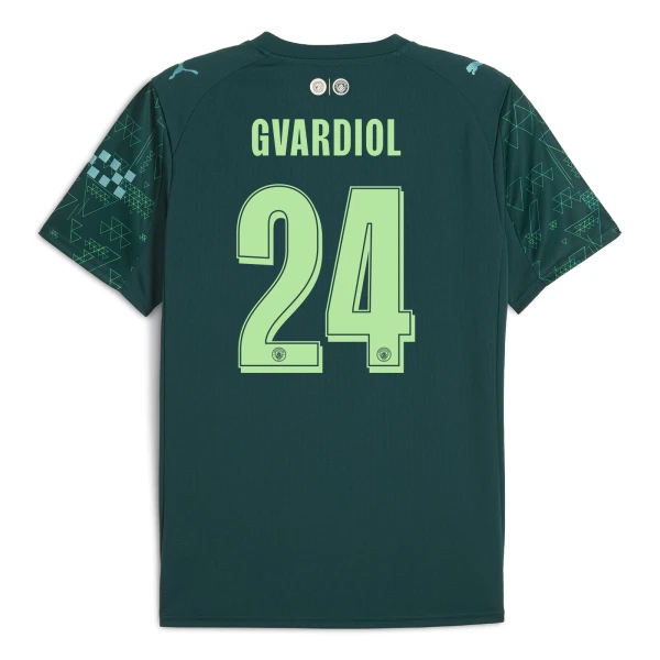 Levné Mužský Fotbalový Dres Manchester City Gvardiol 24 Čtvrtý EA Sport 2025-26 Levné Mužský Fotbalový Dres Manchester City Gvardiol 24 Čtvrtý EA Sport 2025-26