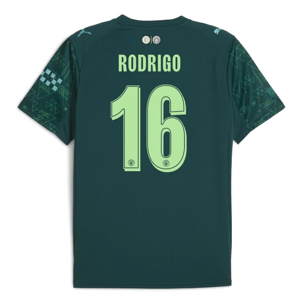 Levné Mužský Fotbalový Dres Manchester City Rodrigo 16 Čtvrtý EA Sport 2025-26 Levné Mužský Fotbalový Dres Manchester City Rodrigo 16 Čtvrtý EA Sport 2025-26