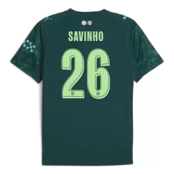 Levné Mužský Fotbalový Dres Manchester City Savinho 26 Čtvrtý EA Sport 2025-26 Levné Mužský Fotbalový Dres Manchester City Savinho 26 Čtvrtý EA Sport 2025-26