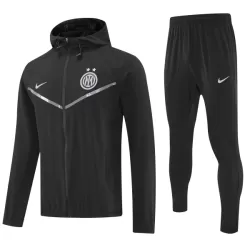 Levné Mužský Inter Milán Tréninkový Bunda Kapucí Soupravy 2025-26 Černá Levné Mužský Inter Milán Tréninkový Bunda Kapucí Soupravy 2025-26 Černá