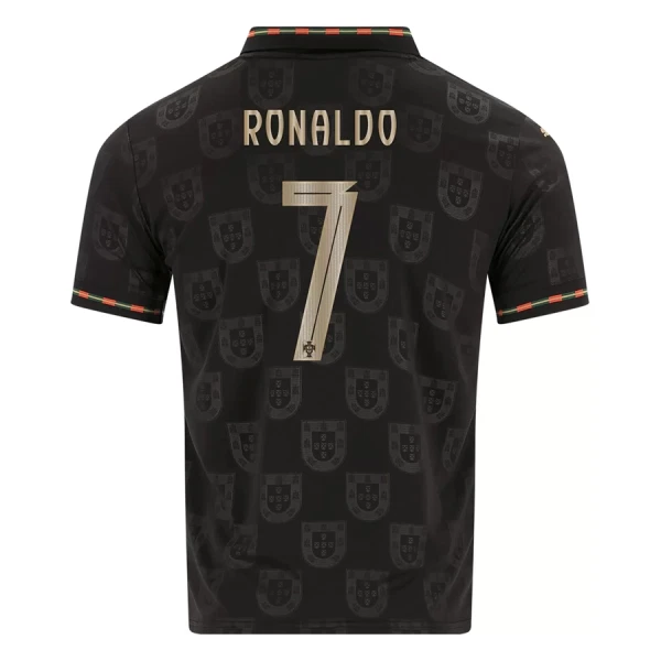 Levné Mužský Fotbalový Dres Portugalsko Black Panther Ronaldo 7 2025-26 - Speciální