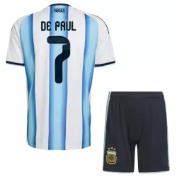 Levné Dětský Fotbalový Dres Argentina De Paul 7 Domácí Mistrovství Světa 2026