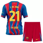 Levné Dětský Fotbalový Dres FC Barcelona Frenkie de Jong 21 Čtvrtý 2025-26