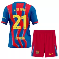Levné Dětský Fotbalový Dres FC Barcelona Frenkie de Jong 21 Čtvrtý 2025-26