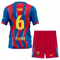 Levné Dětský Fotbalový Dres FC Barcelona Gavi 6 Čtvrtý 2025-26