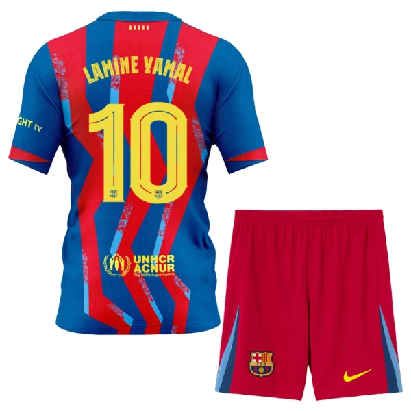 Levné Dětský Fotbalový Dres FC Barcelona Lamine Yamal 10 Čtvrtý 2025-26 Levné Dětský Fotbalový Dres FC Barcelona Lamine Yamal 10 Čtvrtý 2025-26