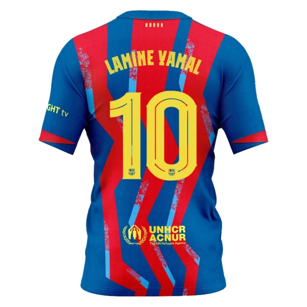 Levné Dětský Fotbalový Dres FC Barcelona Lamine Yamal 10 Čtvrtý 2025-26