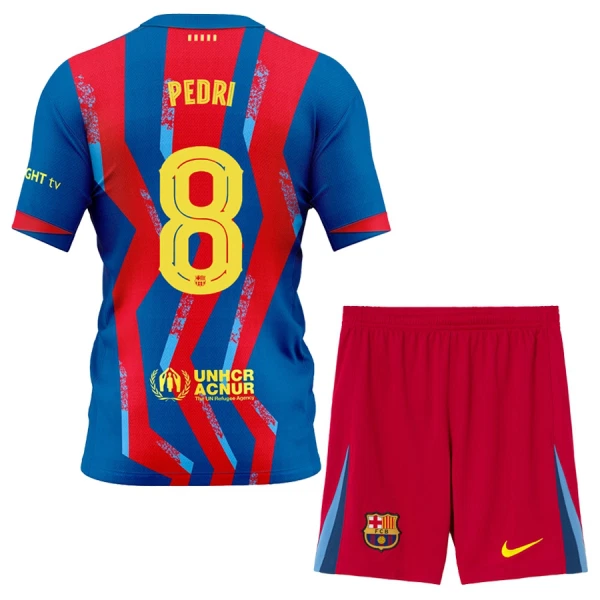 Levné Dětský Fotbalový Dres FC Barcelona Pedri 8 Čtvrtý 2025-26