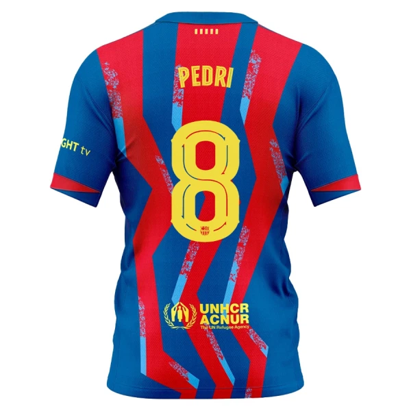Levné Dětský Fotbalový Dres FC Barcelona Pedri 8 Čtvrtý 2025-26