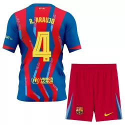 Levné Dětský Fotbalový Dres FC Barcelona R. Araujo 4 Čtvrtý 2025-26