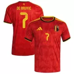Levné Mužský Fotbalový Dres Belgie De Bruyne 7 Domácí Mistrovství Světa 2026