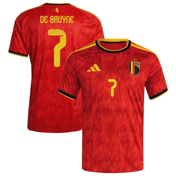 Levné Mužský Fotbalový Dres Belgie De Bruyne 7 Domácí Mistrovství Světa 2026