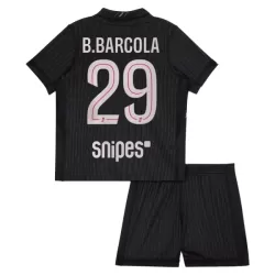 Levné Dětský Fotbalový Dres Paris Saint-Germain B. Barcola 29 Čtvrtý Jordan 2025-26