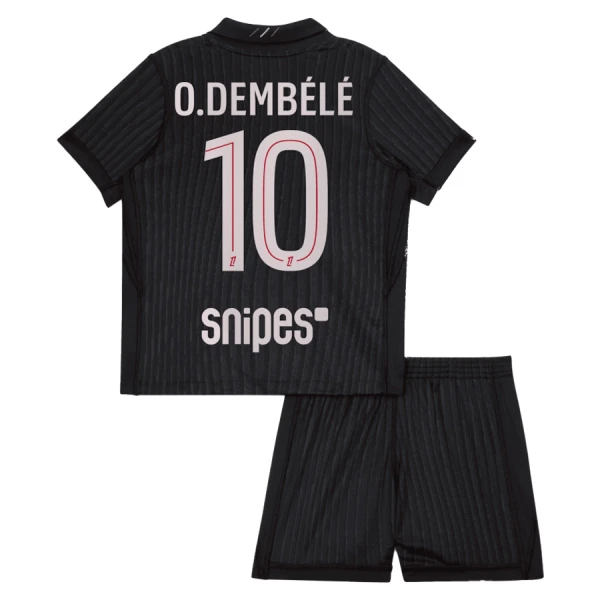 Levné Dětský Fotbalový Dres Paris Saint-Germain O. Dembele 10 Čtvrtý Jordan 2025-26