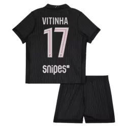 Levné Dětský Fotbalový Dres Paris Saint-Germain Vitinha 17 Čtvrtý Jordan 2025-26