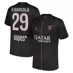 Levné Mužský Fotbalový Dres Paris Saint-Germain B. Barcola 29 Čtvrtý Jordan 2025-26
