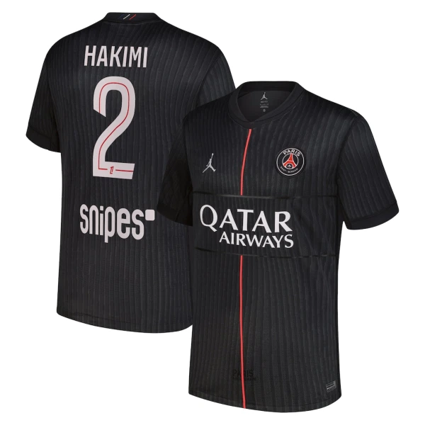 Levné Mužský Fotbalový Dres Paris Saint-Germain Hakimi 2 Čtvrtý Jordan 2025-26