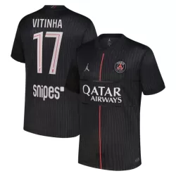 Levné Mužský Fotbalový Dres Paris Saint-Germain Vitinha 17 Čtvrtý Jordan 2025-26