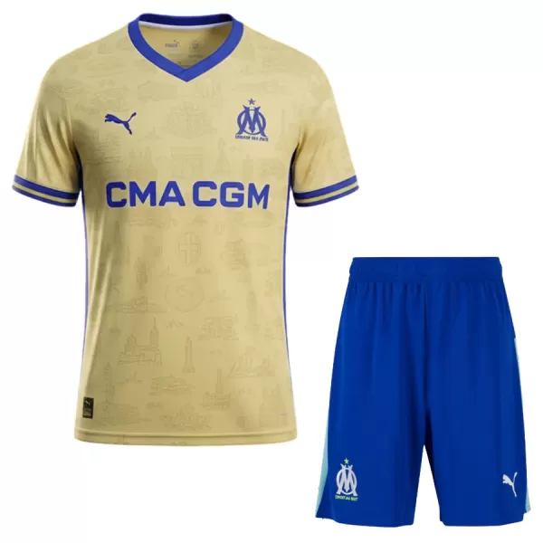 Levné Dětský Fotbalový Dres Olympique de Marseille Čtvrtý 2025-26