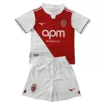 Levné Dětský Fotbalový Dres AS Monaco Domácí 2025-26