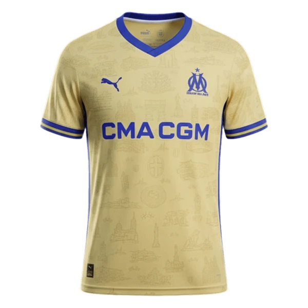 Levné Mužský Fotbalový Dres Olympique de Marseille Čtvrtý 2025-26