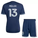 Levné Dětský Fotbalový Dres Vancouver Whitecaps Muller 13 Venkovní 2026