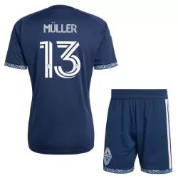 Levné Dětský Fotbalový Dres Vancouver Whitecaps Muller 13 Venkovní 2026