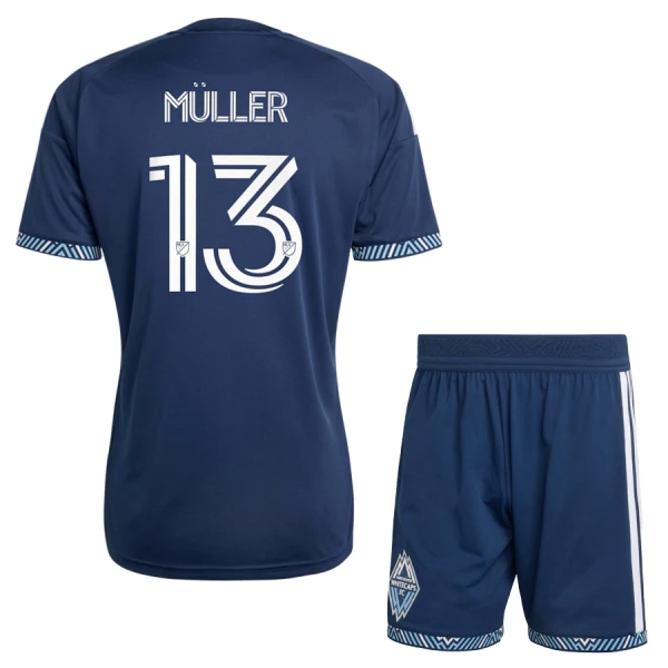 Levné Dětský Fotbalový Dres Vancouver Whitecaps Muller 13 Venkovní 2026
