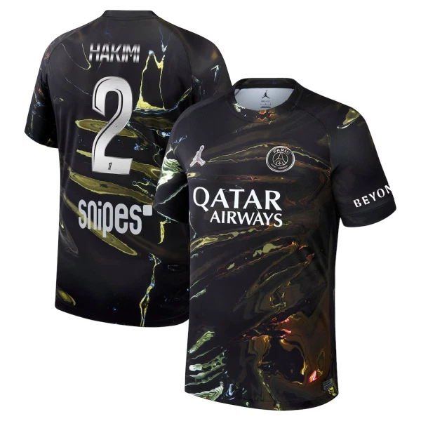 Levné Mužský Fotbalový Dres Paris Saint-Germain Hakimi 2 Night 2025-26